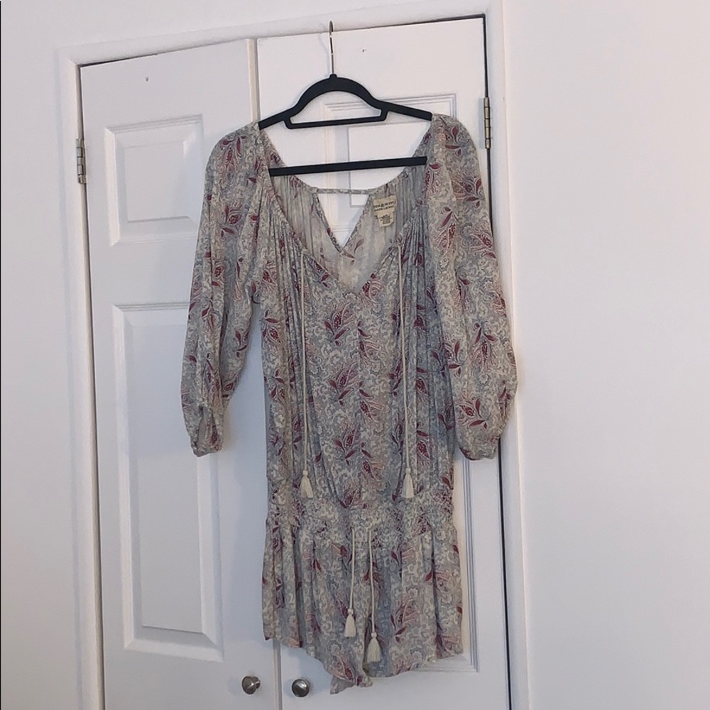 Ralph Lauren Beautiful Paisley 3/4 sleeve Romper